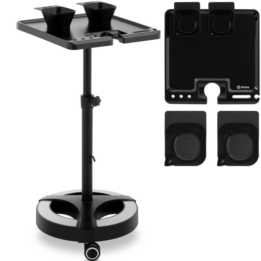 Coiffeur de support Réglable 400 x 400 mm + 2 bols