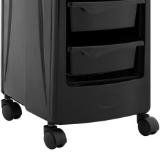 Friseurgriff mit Griff am Trockner 5 Schubladen Regal 485 x 380 mm