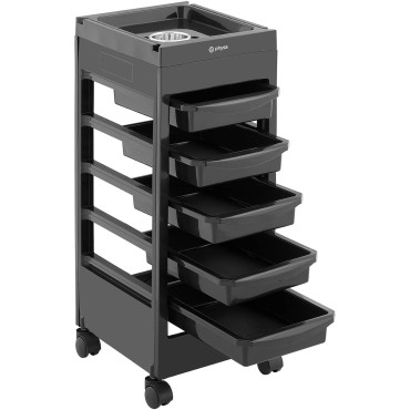 Handdresser alça com suporte para secador 5 gaveta prateleira 495 x 284 mm