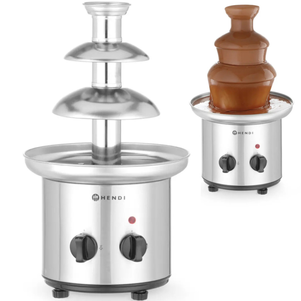 Čokoladni vodnjak za čokoladno fondue jeklo 170W - Hendi 274101 Čokoladni vodnjak za čokoladno fondue jeklo 170W - Hendi 274101