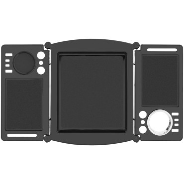 Kappershandvat met handvat op droger 6 laden plank 420 x 390 mm