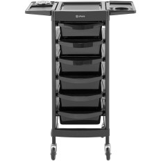 Hairdresser handle with handle on dryer 6 drawers shelf 420 x 390 mm