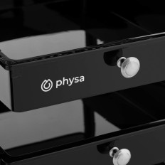 Friseur-Helferwagen mit Halter für Trockner 5 Schubladen Regal 330 x 320 mm