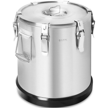 Thermos Toplotna gostinska posoda za prevoz živilskega jekla 22 L