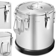 Conteneur de restauration thermique thermos pour le transport de l'acier alimentaire 15 l