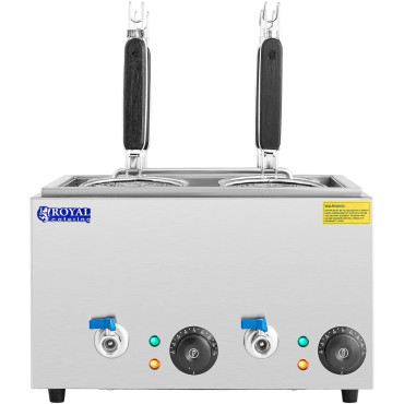 Macaroner Matlar για μαγείρεμα ζυμαρικά με βρύσες 4 καλάθια 2 x 6,5 L 3000 W