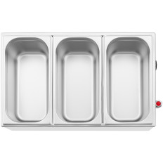 Ηλεκτρικός θερμαντήρας Bemar με 3 x GN 1/3 600 W End
