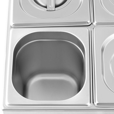 Bemar aquecedor elétrico 6 x GN 1/6 640 W