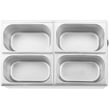 Calentador eléctrico de Bemar 4 x GN 1/4 640 W