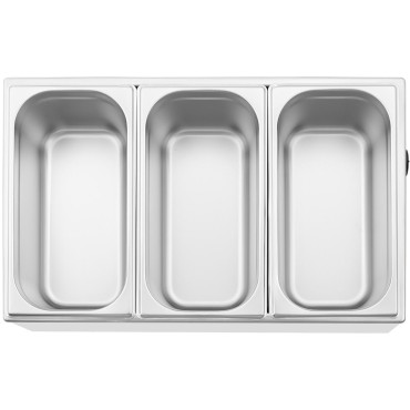 BEMAR elektrinis šildytuvas 3 x GN 1/3 640 W