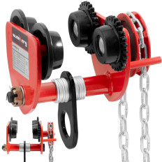 Rokas handheldwood ratiņi ar ķēdi 60-110 mm 1000 kg