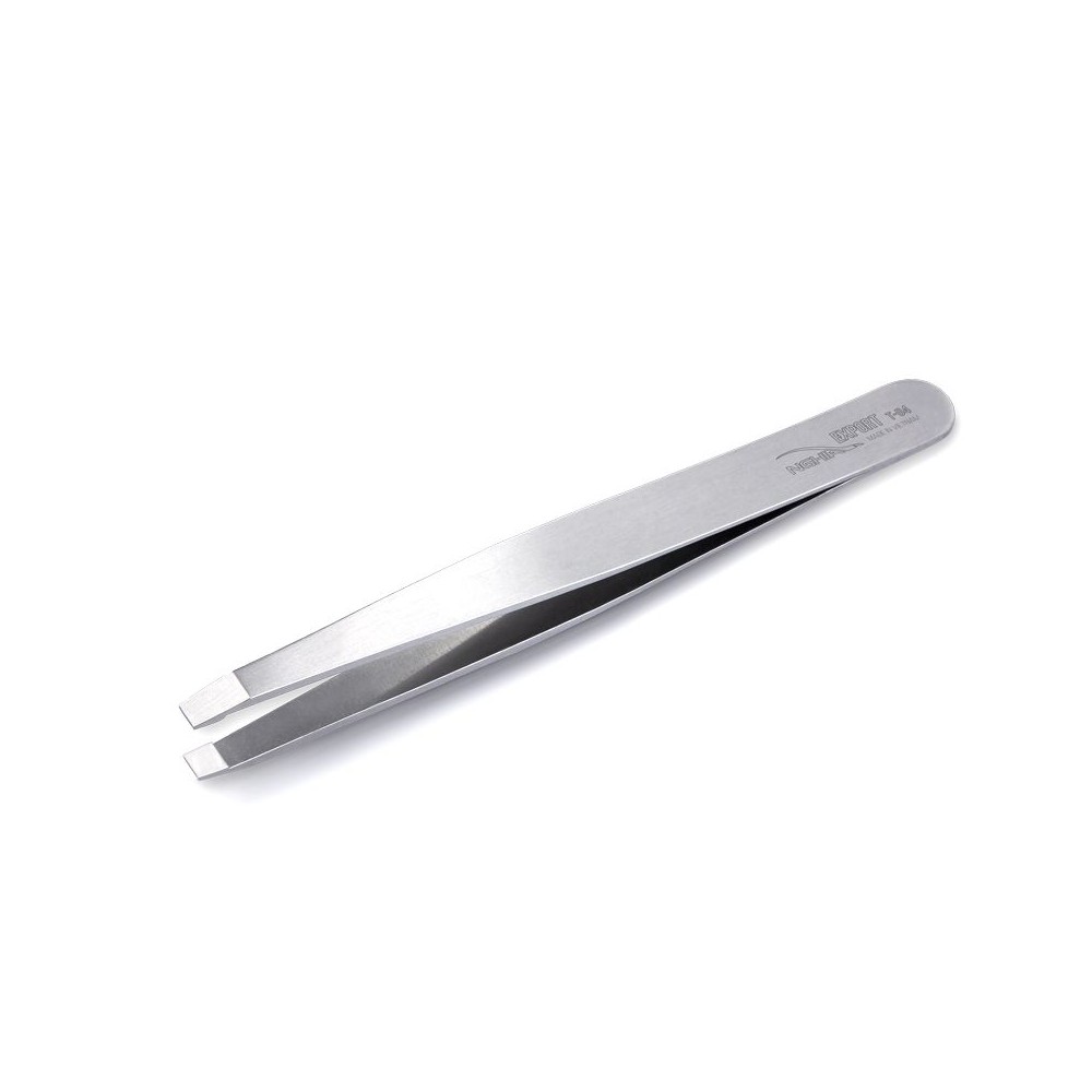 Pinzette NGHIA export T-04 dritte cosmetiche in acciaio inossidabile 9,5 cm