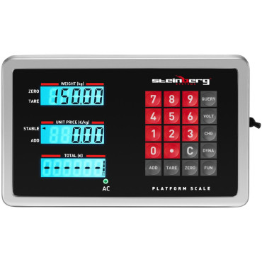 Plataforma WiFi inalámbrica 150 kg / 0.01 g