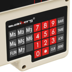 LED obchod visící hmotnost 30 kg / 0,005 kg