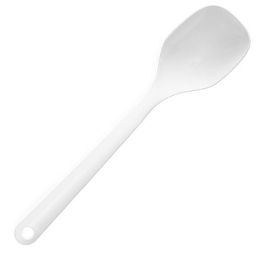 A spoon for salads with...