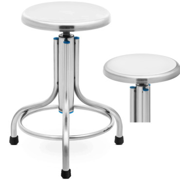 Taberet Laboratory Kruk roestvrij staal 45-60 cm tot 150 kg