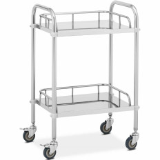 Laboratórny vozík Steel Steel 2 police 2 Ruky 55 x 39 x 87 cm