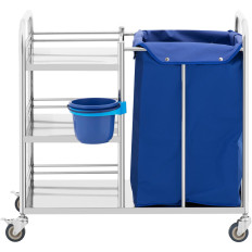 Service Service Trolley Steel Steel 3 Planken Container Mand 88 x 44 x 87 Cm