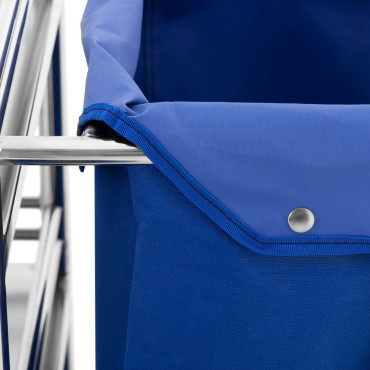 Service de service Tolley Steel Acier 3 étagères Panier de conteneur 88 x 44 x 87 cm