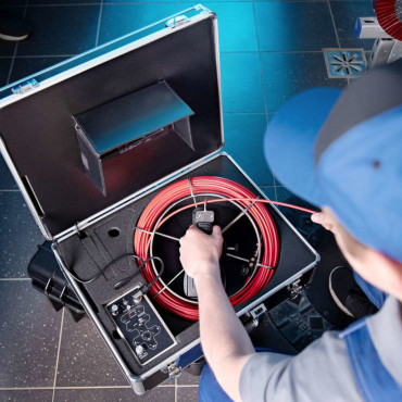 Endoscope Diagnostični pregled kamere v kovčku 12 LED SD 30 m