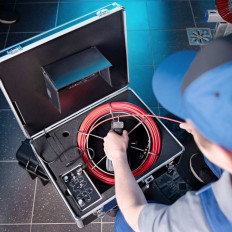 Endoscope caméra d'inspection diagnostique dans une valise