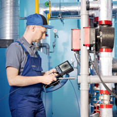 Endoskop Diagnostisk Kamera Inspection i en koffert 12 LED SD 30 m