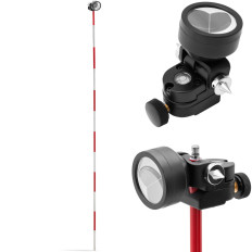Mini Prism-spiegel Surgeric Surger met een zilveren paalhell woensdag. 3,5 cm 1,26 m