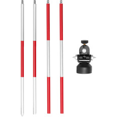 Mini-Prisma spiegelsicherer Sauerstoff mit einem silbernen Pol-Shell-Mi. 3,5 cm 1,26 m