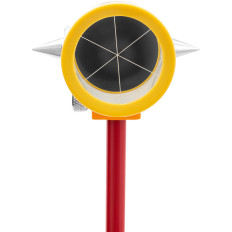 Mini Prism Mirror Surgeric Surger Grower con un palo e la base del guscio d'argento mercoledì. 3,6 cm 1,26 m