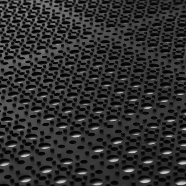 MATA Torkare Gummi Non-Slip Openwork 92 x 92 x 1 cm svart