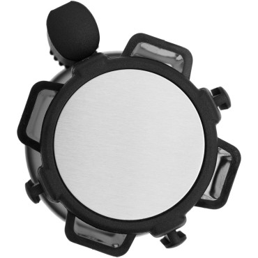 Cartridge met een waarschuwingstape waarschuwing overlay op de pistel 2 m zwart