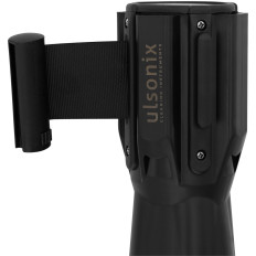 Cartridge met een waarschuwingstape waarschuwing overlay op de pistel 2 m zwart