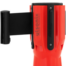 Cartridge with a strip separating a warning cover on a pistule piste 3 m black