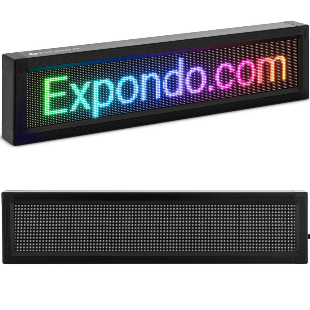 Oglaševanje Light Board 192 x 32 Barvne LED 67 x 19 cm