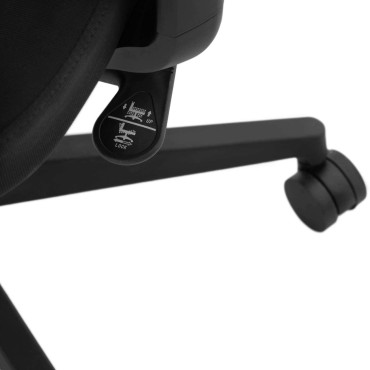 Silla ergonómica de oficina con cabecera de respaldo de malla y percha. 40-50 cm