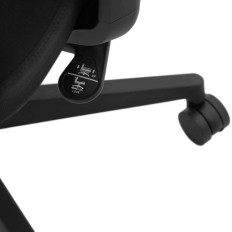 Ergonomisk kontorstol med mesh ryggstøttehodet og hengeren. 40-50 cm