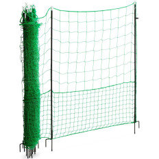 Cerca protectora de rejilla para gallinas de aves de corral 1,25 x 25 m