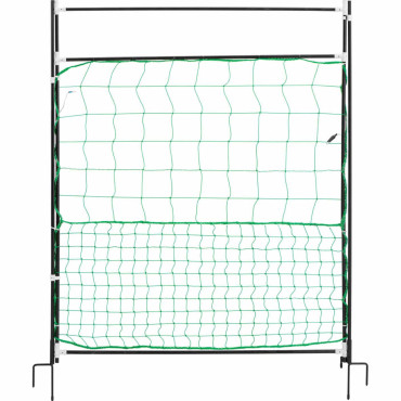 Porta de gateway para a cerca de malha para galinhas de aves 125 x 86 cm