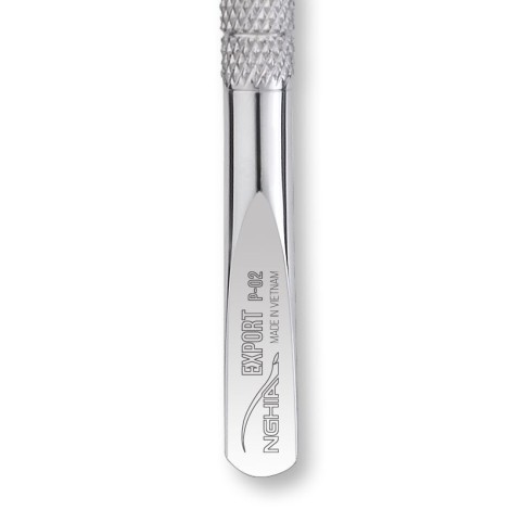 Nghia export P-02 ferro metálico para unhas — close-up da pega