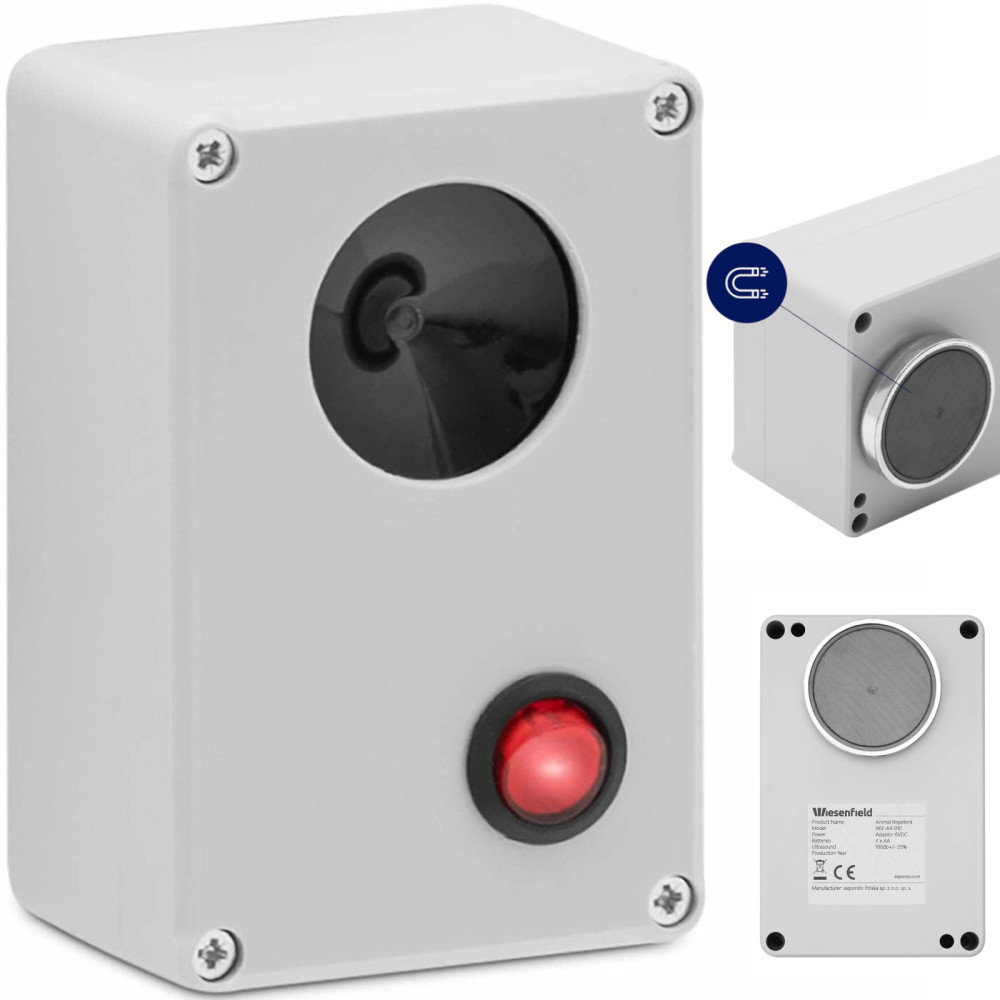 Ultrasonic Hanghellen hiiri hiiri kun jyrsijät 180 astetta 2000 m2