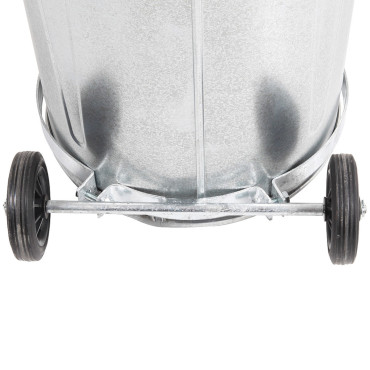 Rodas para o balde para cinzas e desperdício MEVA 110l