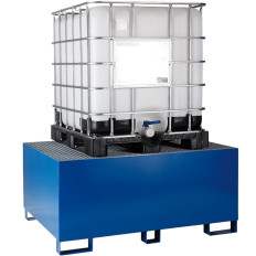 Zarobljeni kadom na IBC spremnik paleta Mauzer 1000L