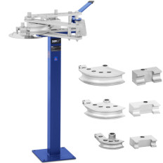 Buigmachine buizen voor pijpen Handmatige profielen tot 4 mm 120 graden 3 sterft