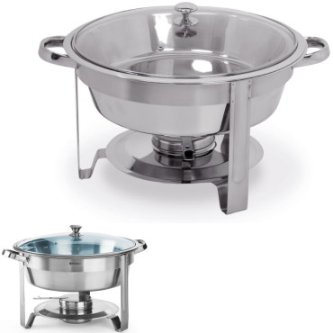 Água da louça para uma pasta de aço circular. 345mm 3.5L - Hendi 470619