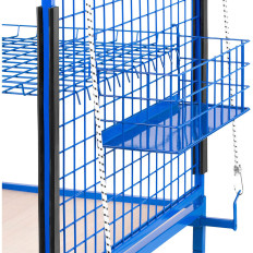 Trolley Rack Košarica Slikarstvo Trg za telo Dodatna oprema 60 x 90 x 202 cm