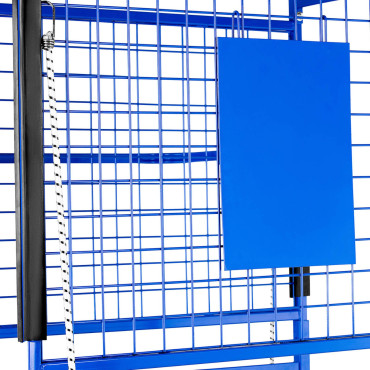 Trolley Rack Mand Schildermarkt voor lichaamsaccessoires 60 x 90 x 202 cm