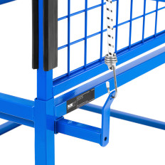 Ratiņi Rack grozu tirgus ķermeņa piederumiem 60 x 90 x 202 cm