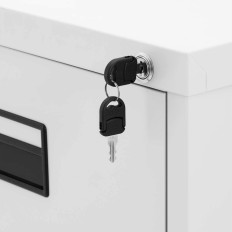 Αρχείο Metal Cabinet Metal Κλειστά με ένα κλειδί - 2 συρτάρια