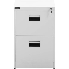 Documenti metallici del cabinet di file chiusi con un tasto - 2 cassetti