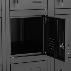 Schraper Cabinet Social Metal Social Locker - 18 Schriften